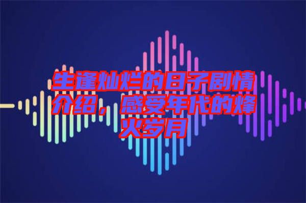 生逢燦爛的日子劇情介紹，感受年代的烽火歲月
