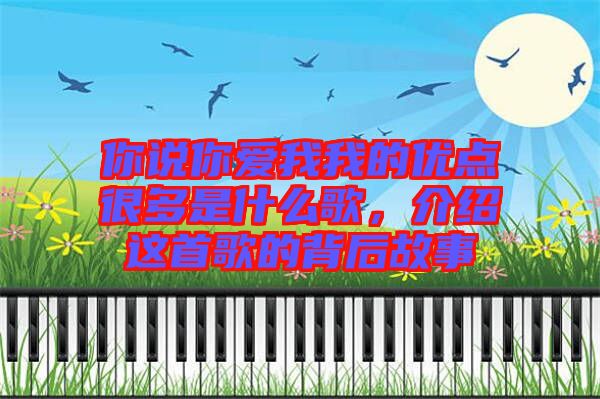 你說你愛我我的優點很多是什么歌，介紹這首歌的背后故事