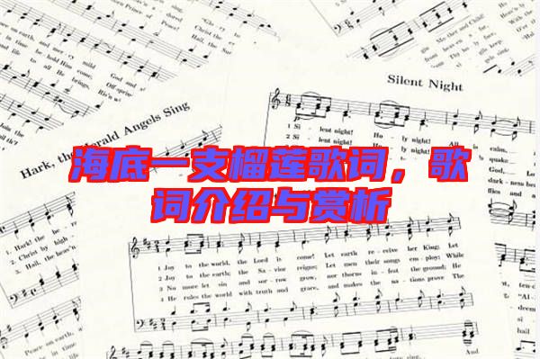 海底一支榴蓮歌詞，歌詞介紹與賞析