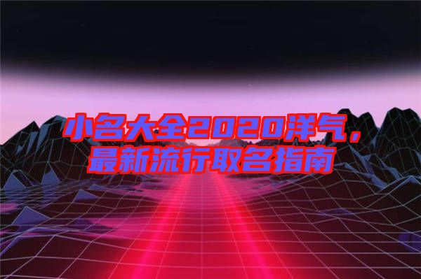 小名大全2020洋氣，最新流行取名指南
