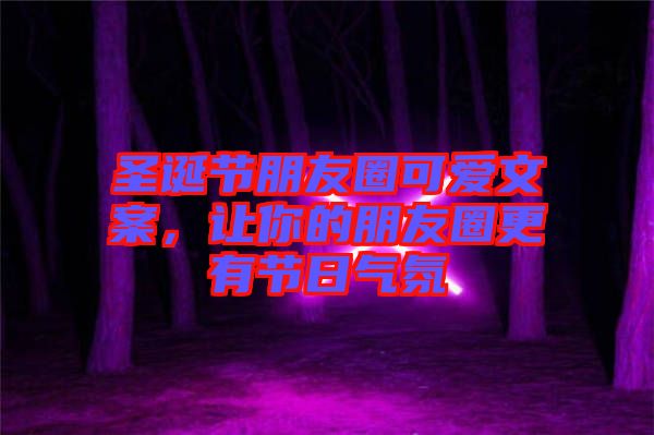 圣誕節(jié)朋友圈可愛文案，讓你的朋友圈更有節(jié)日氣氛