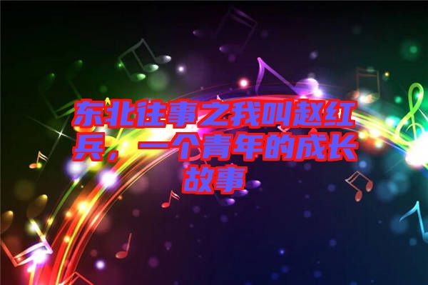 東北往事之我叫趙紅兵，一個青年的成長故事