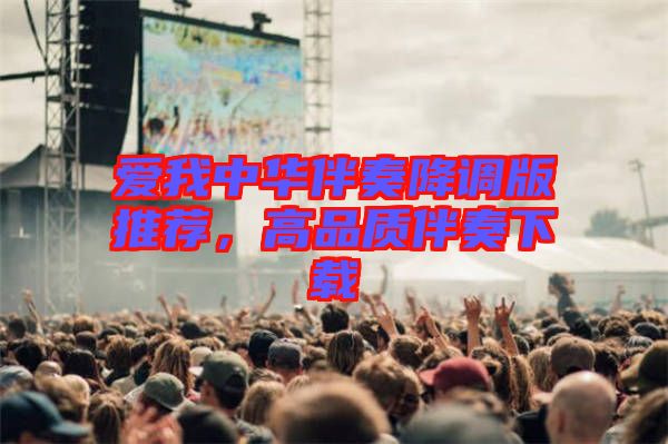 愛我中華伴奏降調版推薦，高品質伴奏下載