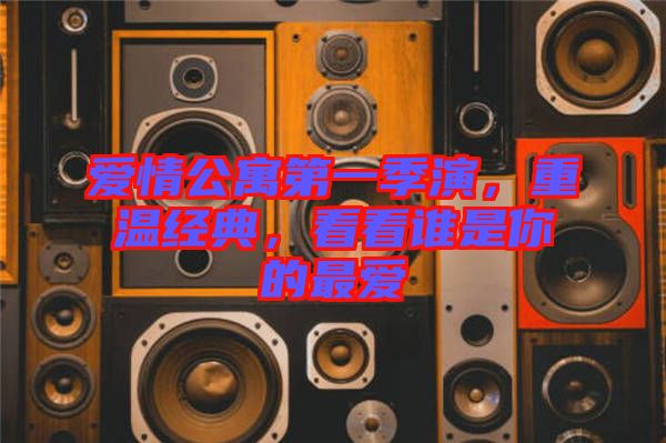 愛(ài)情公寓第一季演，重溫經(jīng)典，看看誰(shuí)是你的最?lèi)?ài)