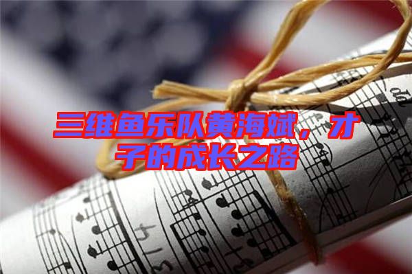 三維魚樂隊黃海斌，才子的成長之路