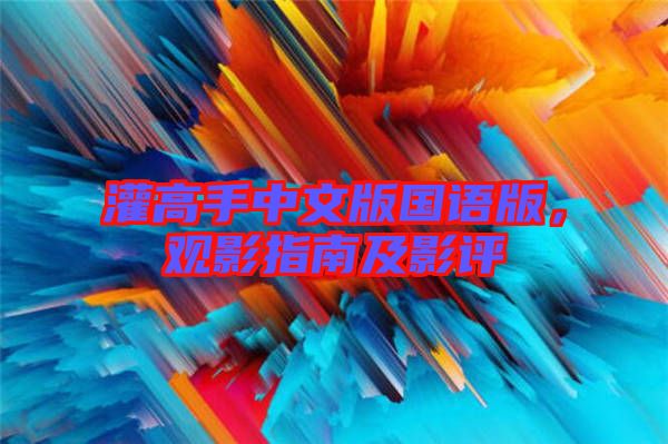 灌高手中文版國語版，觀影指南及影評