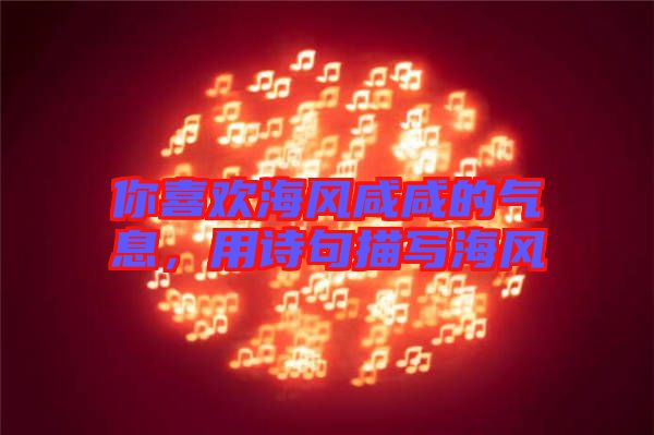 你喜歡海風(fēng)咸咸的氣息，用詩句描寫海風(fēng)