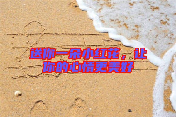 送你一朵小紅花，讓你的心情更美好