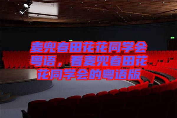 麥兜春田花花同學會粵語，看麥兜春田花花同學會的粵語版